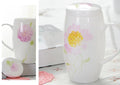 Axyaa Bone  Big Coffee Mug Enamel Tea Time Cup Large Christmas Gift