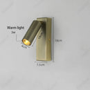 Axyaa Rotatable 3W Warm LED Wall Lamp for Bedroom, Living Room, and Corridor