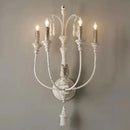 Axyaa French Retro Wall Light 4-head Wall Lamp for Bedroom Villa Corridor