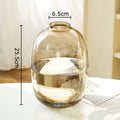 Axyaa Glass Vase Desk Decoration Flower Arrangement Hydroponics Room Decor