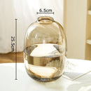 Axyaa Glass Vase Desk Decoration Flower Arrangement Hydroponics Room Decor