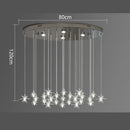 Axyaa Staircase Chandeliers LED Pendant Light for Modern Living Room