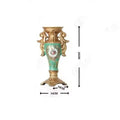 Axyaa Retro Resin Candle Holder for Nostalgic Decoration and Candlelight Dinners