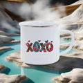 Axyaa Sunflower Love Enamel Mug Set for Camping & Hiking