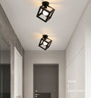 Axyaa Loft Cube Iron Ceiling Lamp for Indoor Lighting 110V220V
