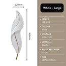 Axyaa LED Feather Wall Light for Bedroom and Living Room Decor