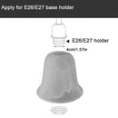 Axyaa Alabaster Glass Bell Shade for Light Fixture with 42mm Fitter