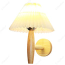 Axyaa LED Fabric Wall Lamp, European Style for Bedroom Living Room Lighting