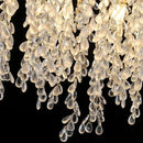 Axyaa Modern Luxury Crystal Chandelier LED Pendant Lamp for Home Decor