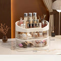 Axyaa Cosmetic Organizer Makeup Storage Box Drawer Large Capacity Dustproof Rack