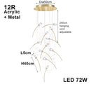 Axyaa Tulips Pendant Lights: Elegant Textured Lustre Flowers LED Dimmable Lamps