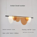 Axyaa Contemporary Minimalist Decorative Chandelier for Nordic Dining Room & Living Room