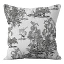 Axyaa Nordic Cartoon Print Sofa Pillow Cover, 45x45cm