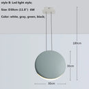 Axyaa Nordic LED Pendant Light Modern Resin Hanging Lamp for Dining Room
