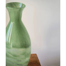 Axyaa Chinese Celadon Glass Vase: Song Dynasty Aesthetic, Perfect for Flowers, Orchid, Living Room