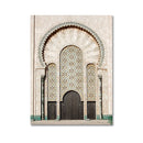 Axyaa Moroccan Mosque Landscape Art Poster Prints for Home Decor