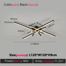 Axyaa Geometric LED Ceiling Light for Living Room Bedroom Dining Room