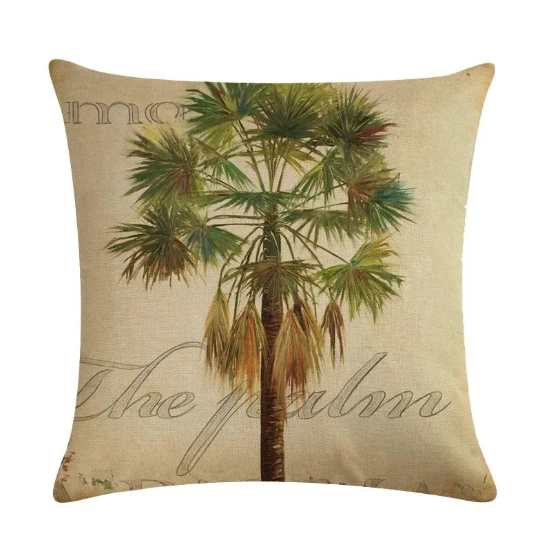 Axyaa Tropical Rain Forest Pillowcase for Office Sofa and Leisure Decoration