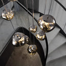 Axyaa Modern LED Pendant Ceiling Chandelier for Dining Room Living Room Lighting