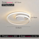 Axyaa Modern Nordic LED Ceiling Lamps Bedroom Study Lighting