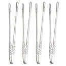 Axyaa Stainless Steel Grill Tongs BBQ Steak Clip Kitchen Utensils Party Gadgets