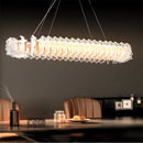 Axyaa Crystal Flower Chandelier - Minimalist Style for Living Room, Bedroom, and Hall