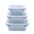 Axyaa Silicone Bento Box - Collapsible Portable Lunch Container