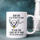 Axyaa Dad Thank You Funny Coffee Mug 11oz Ceramic Beer Cup