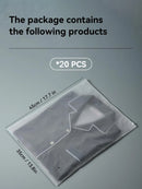 Axyaa 10pcs Portable Organizer Bag Set for Clothes, Shoe, Underwear - Waterproof, Transparent Ziplock