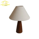 Axyaa Retro Solid Wood Table Lamp LED E27 Desk Light Home Decor