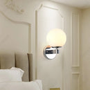 Axyaa Glass Wall Lamp: Stylish E27 Indoor Lighting Fixture for Bedroom, Living Room & Corridor
