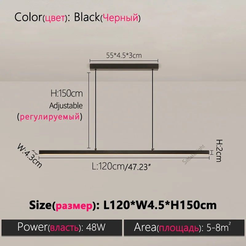 Nordic LED Chandelier for Dining Room, Bar, Kitchen - Axyaa Brand