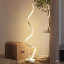 Axyaa Aluminum Spiral LED Floor Lamp for Study, Bedroom, Living Room Lighting