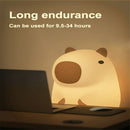 Axya Capybara Night Light: Rechargeable Dimming Nursery Lamp