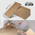 Axyaa Wood Grain Self-Adhesive Floor Strips: Peelable & Sticky for Living Room, Bedroom