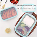 Axyaa 304 Stainless Steel Lunch Box with Sealed Lid - Square Fresh-keeping & Frozen Storage Box