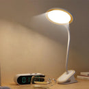 Axyaa Clip-On LED Desk Lamp | USB Rechargeable | 3 Modes Dimming