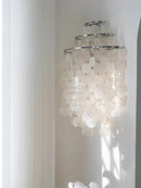 Modern Shell Wall Lamp by Axyaa - Gold Chrome Sconce Lighting for Home & Hospitality