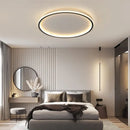 Axyaa Nordic Ultra-thin Remote Control LED Ceiling Chandelier