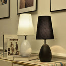 Axyaa Black White Living Room Coffee Table Bedroom Night Lamp Design Bedside Lamps