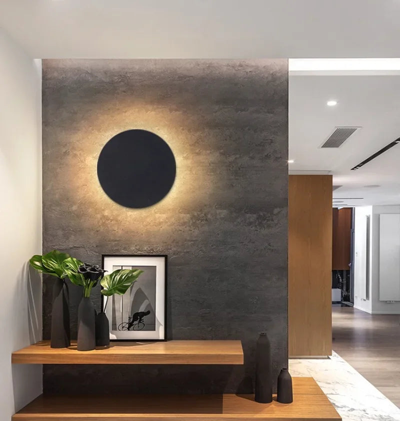 Axyaa Eclipse LED Sconce Wall Lamp for Bedroom Living Room Staircase Lighting