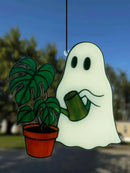 Axyaa Ghost Watering Plant Design Acrylic Hanging Decor for Home