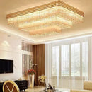 Axyaa European Style Crystal LED Ceiling Light for Villa Living Room Hall