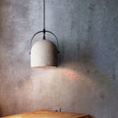 Axyaa Cement Pendant Chandelier with Switch Control, Modern Nordic Loft Style, E27 Base
