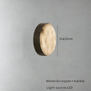 Axyaa Luxury Marble Ceiling Lamp Black Gold Modern Home Decor