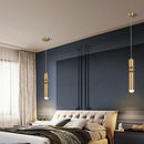 Axyaa Brass Single Head Pendant Lights for Restaurant & Bar, Modern Loft Bedroom Chandeliers