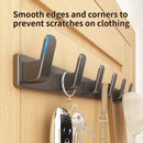 Axyaa Space Aluminum Kitchen and Bathroom Storage Hook Rack