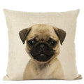 Axyaa Cute Animal Parrot & Deer Linen Pillowcase for Bedroom & Living Room