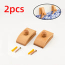 Wooden Rug Hangers for Wall Display by Axyaa - Decorate with Blanket and Tapestry