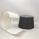 Axyaa Natural Linen Drum Lampshade for Bedside & Floor Lamps